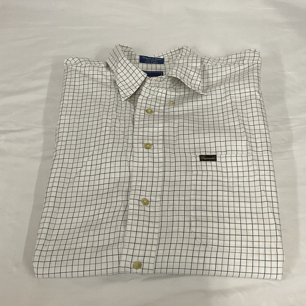 EUC Mens long sleeve Faconnable button down shirt